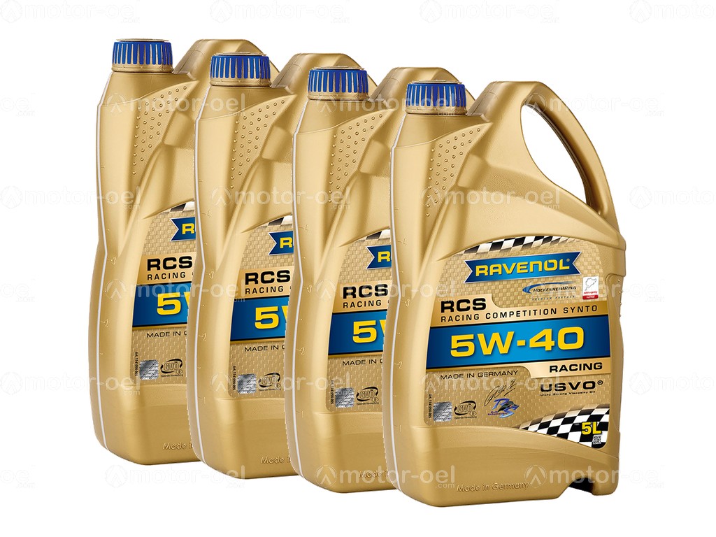 20 Liter (4x5L) RAVENOL RCS Racing Competition Synto SAE 5W-40 1141090