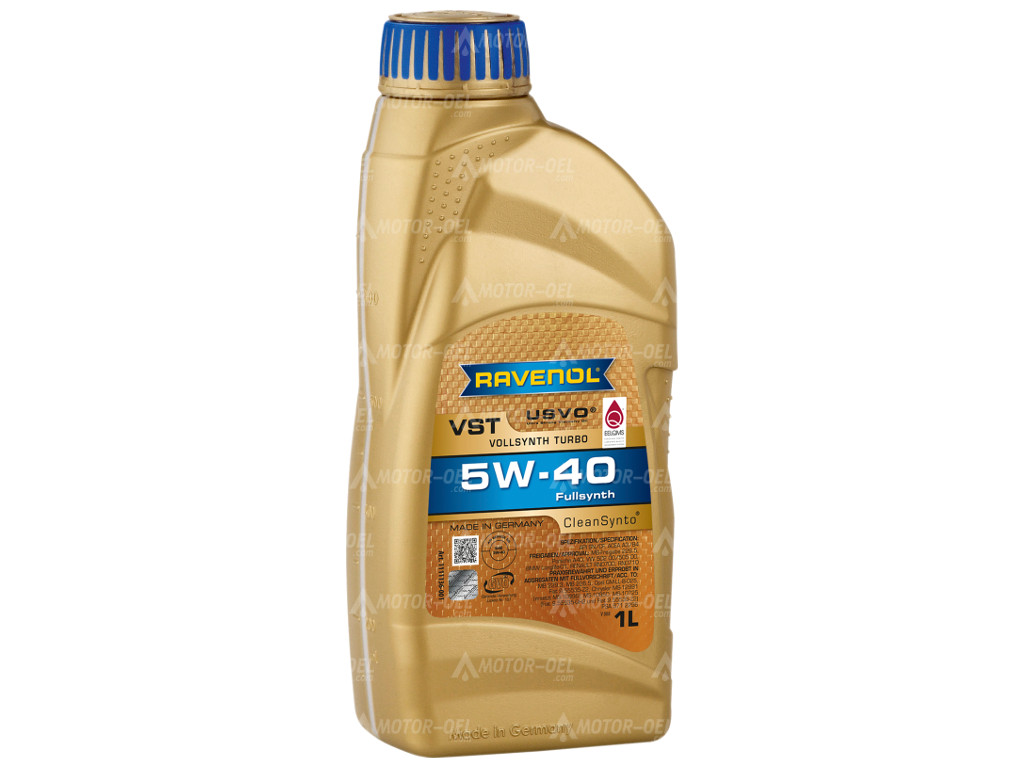 RAVENOL VollSynth Turbo VST SAE 5W-40, 1 Liter, 1111136 RAVENOL VollSynth Turbo VST SAE 5W-40, 8 Liter (4L+4L), 1111136