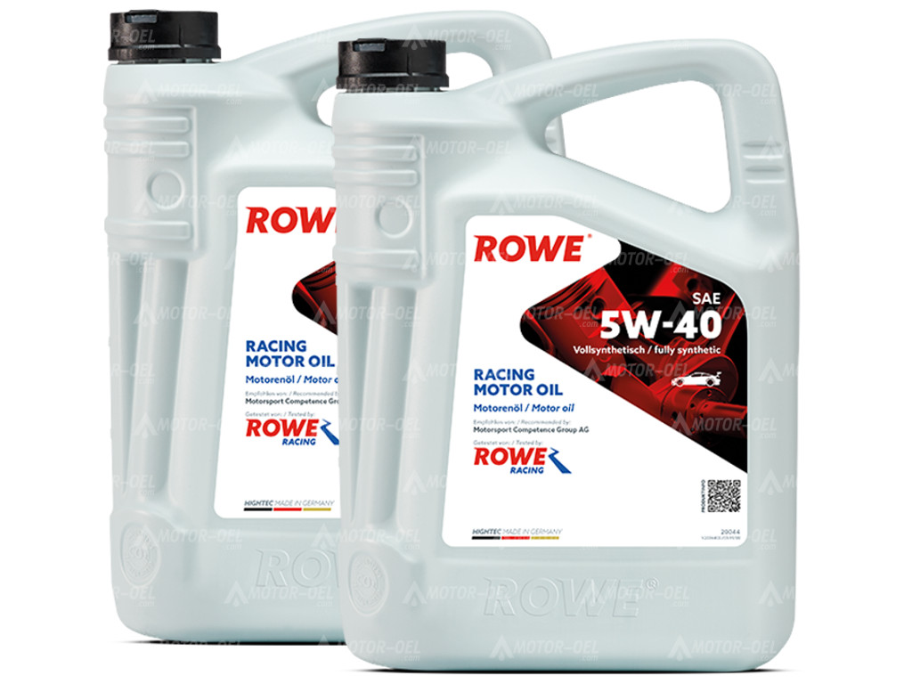 ROWE HIGHTEC RACING MOTOR OIL SAE 5W-40, 10 Liter (2x5L), 20044