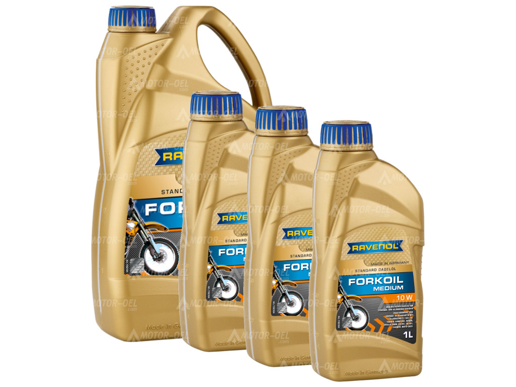 RAVENOL  FORKOIL Medium 10W  7 Ltr. (4+3) RAVENOL  FORKOIL Medium 10W  7 Ltr. (4+3)