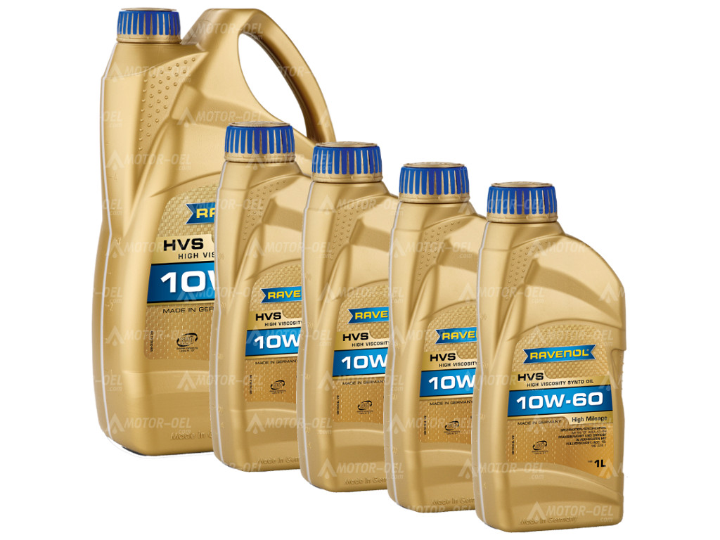 RAVENOL HVS High Viscosity Synto Oil SAE 10W-60 9 (5+4) Ltr.