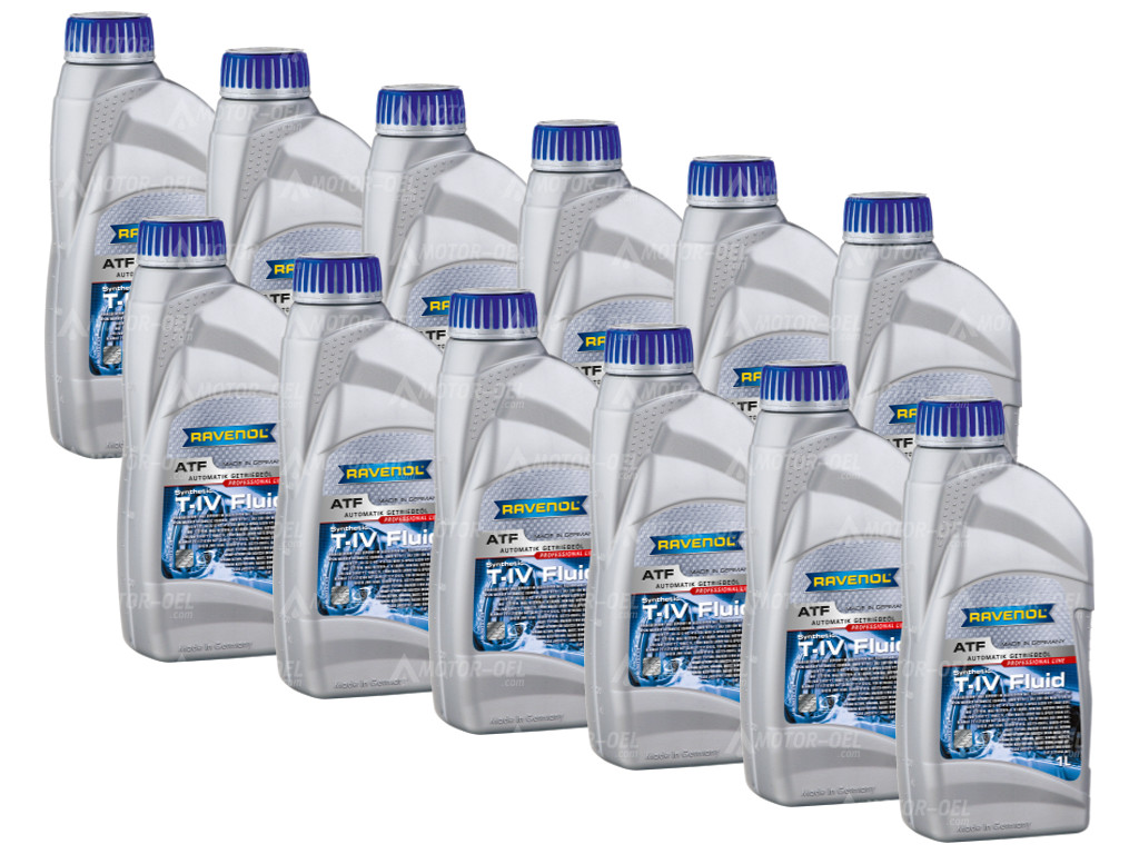 RAVENOL ATF T-IV Fluid 12 Liter (12x1L), 1212102 RAVENOL ATF T-IV Fluid 12 Liter (12x1L), 1212102