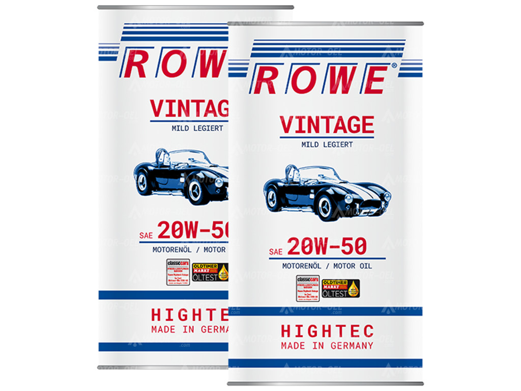 ROWE HIGHTEC VINTAGE SAE 20W-50 MILD LEGIERT, 10 Liter (2x5L), 20221