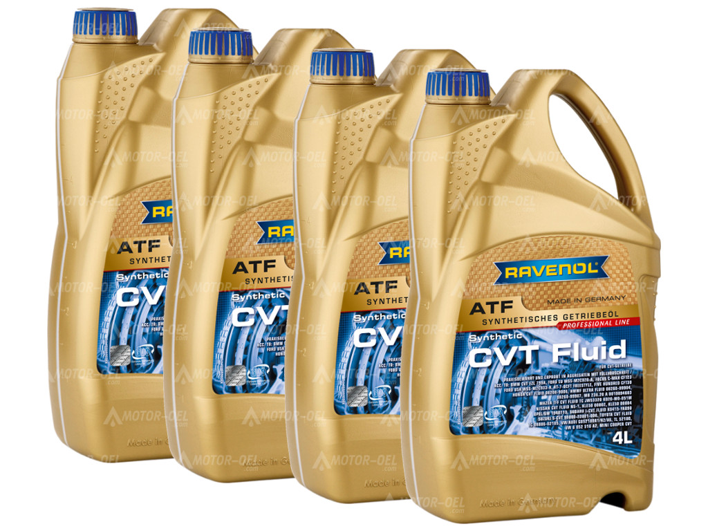 RAVENOL CVT Fluid, 16 Liter (4x4L), 1211110 RAVENOL CVT Fluid, 16 Liter (4x4L), 1211110