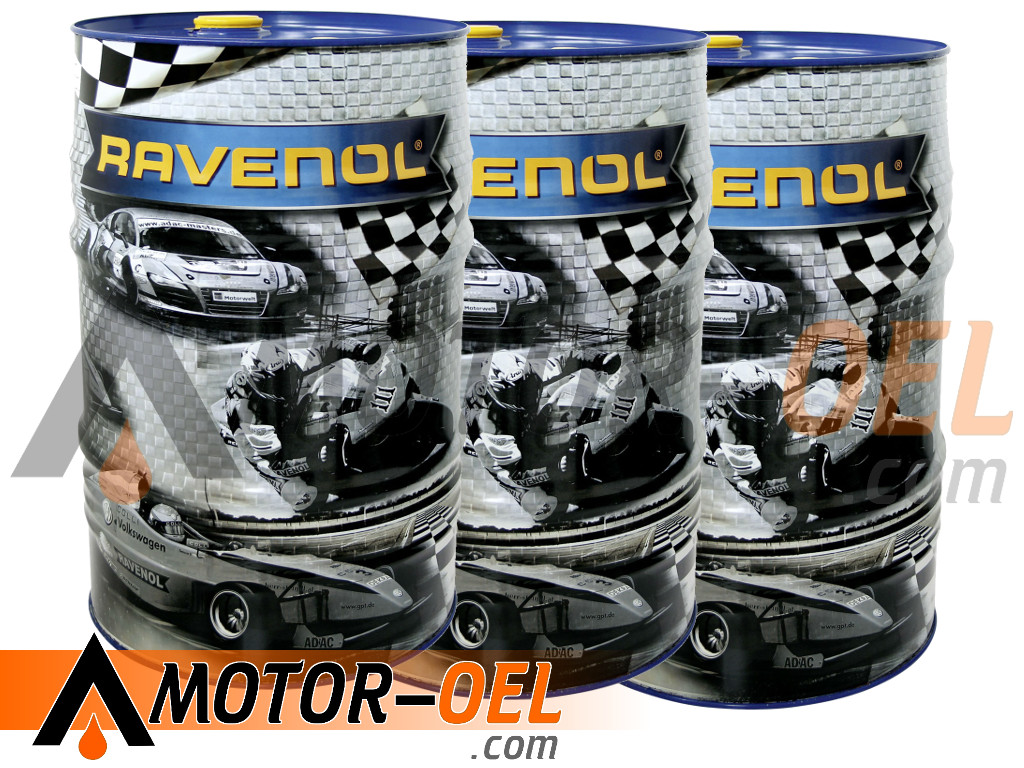 RAVENOL RRS Racing Rallye Synto SAE 5W-50, 180 Liter (3x60L), 1142100