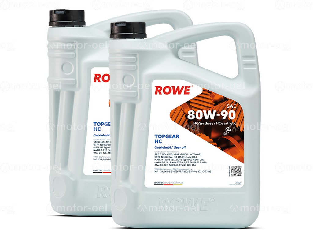 ROWE HIGHTEC TOPGEAR SAE 80W-90 HC, 10 Liter (2x5L), 25000