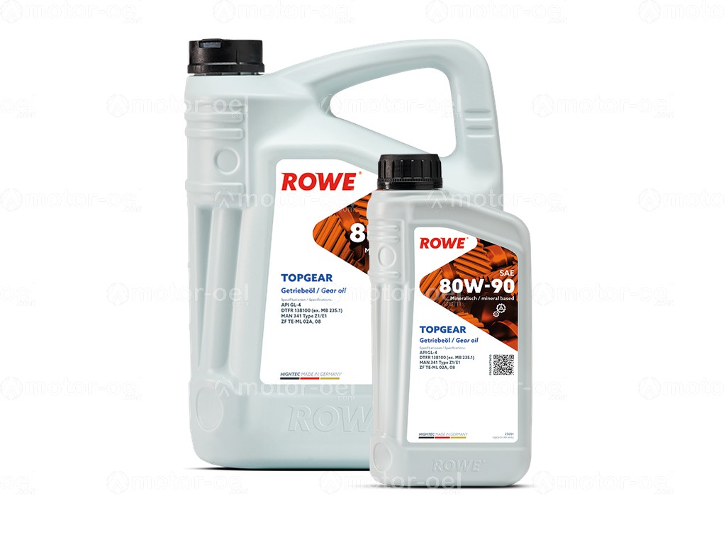 ROWE HIGHTEC TOPGEAR SAE 80W-90, 6 Liter (5L+1L), 25001