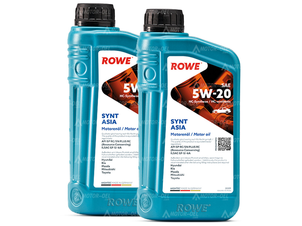 ROWE HIGHTEC SYNT ASIA SAE 5W-30, 2 Liter (2x1L), 20359