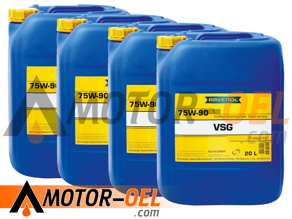 RAVENOL VSG SAE 75W-90, 80 Liter (4x20L)