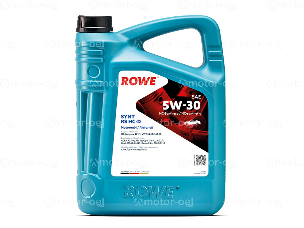 ROWE HIGHTEC SYNT RS HC-D SAE 5W-30, 5 Liter, 20060