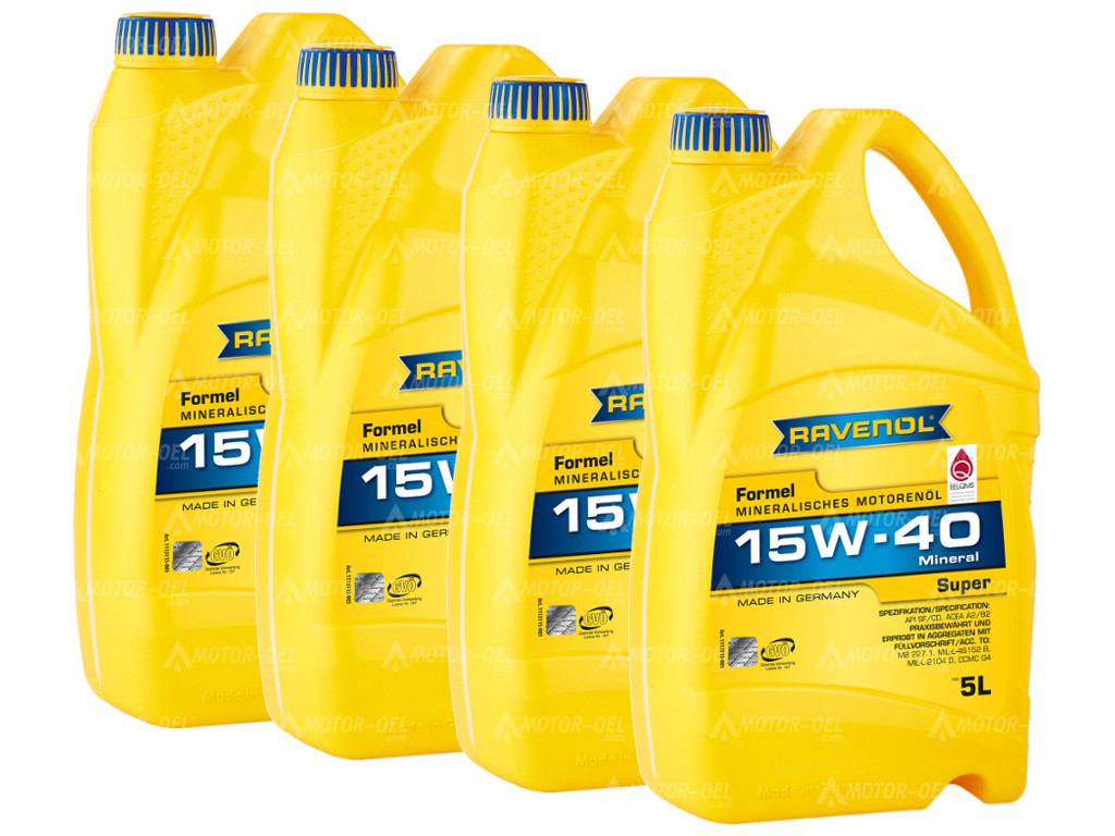 RAVENOL Formel Super 15W-40 20 (4x5) Ltr.