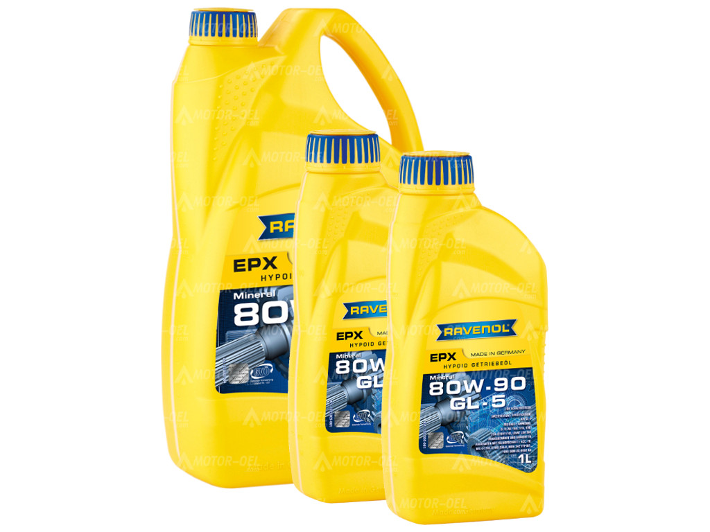 RAVENOL Getriebeoel EPX SAE 80W-90 GL 5 6 (4+2) Ltr.