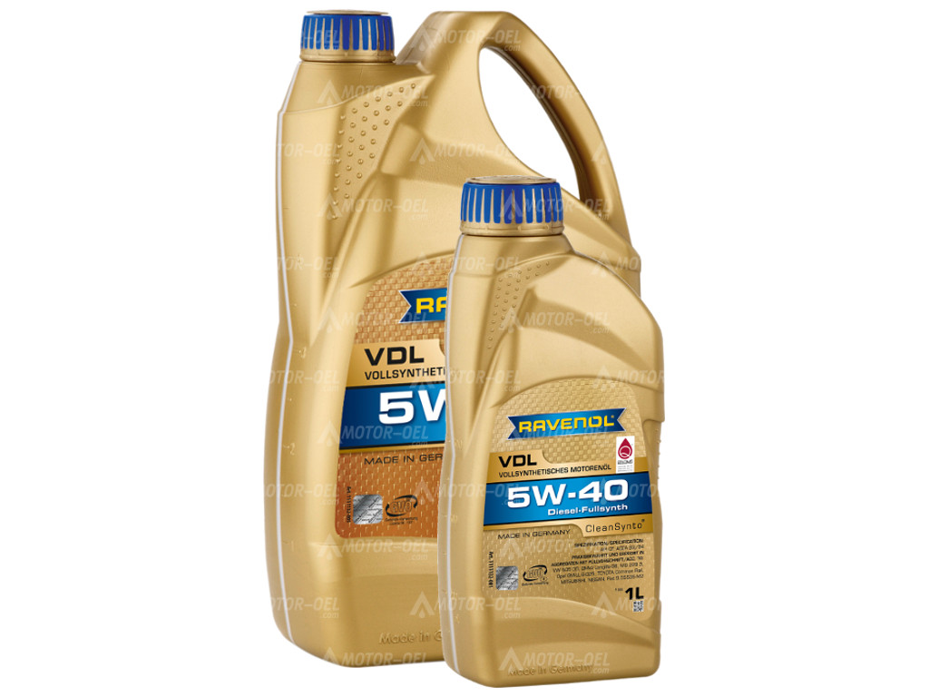 RAVENOL VDL SAE 5W-40 6 (5+1) Ltr.