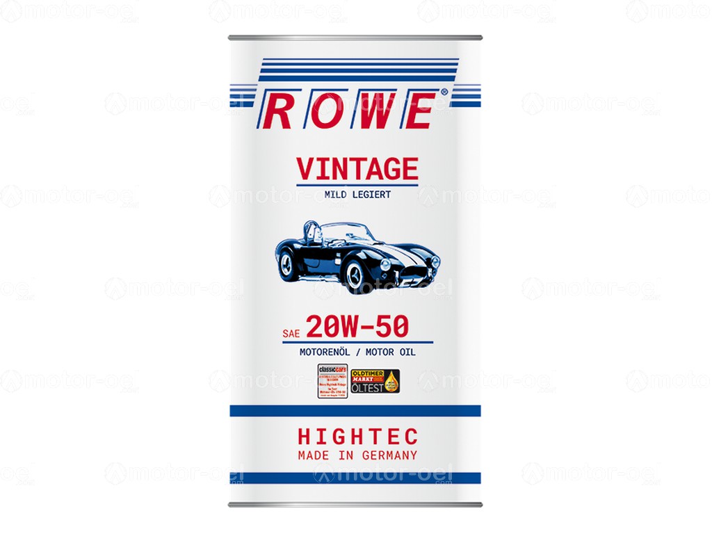 5 Liter ROWE HIGHTEC VINTAGE SAE 20W-50 MILD LEGIERT, 20221