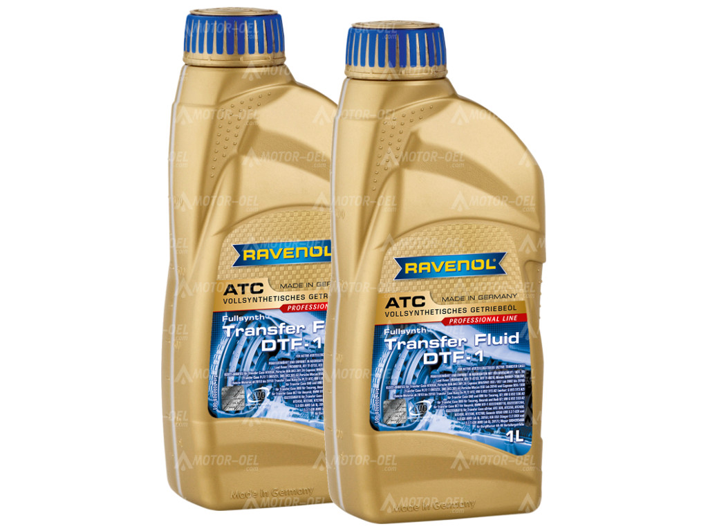 RAVENOL Transfer Fluid DTF-1 (Spezifikationrn ATF TF-0870), 2 Liter (2x1L), 1211128