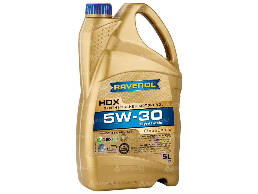 RAVENOL HDX SAE 5W-30, 5 Liter, 1111125