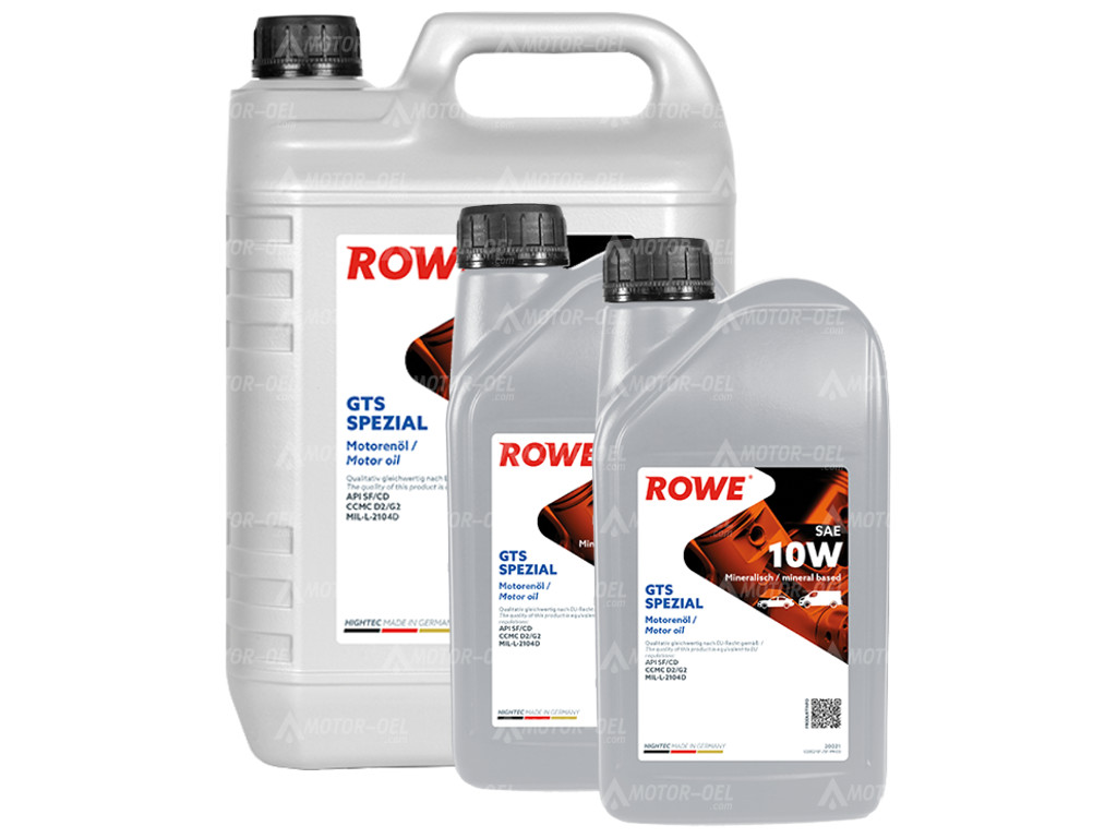 ROWE HIGHTEC GTS SPEZIAL SAE 10W 7 Liter (5L+2L), 20021