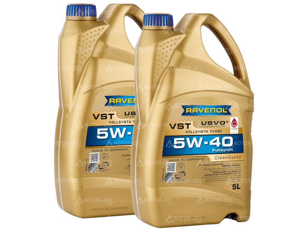 RAVENOL VollSynth Turbo VST SAE 5W-40, 10 Liter (2x5L), 1111136