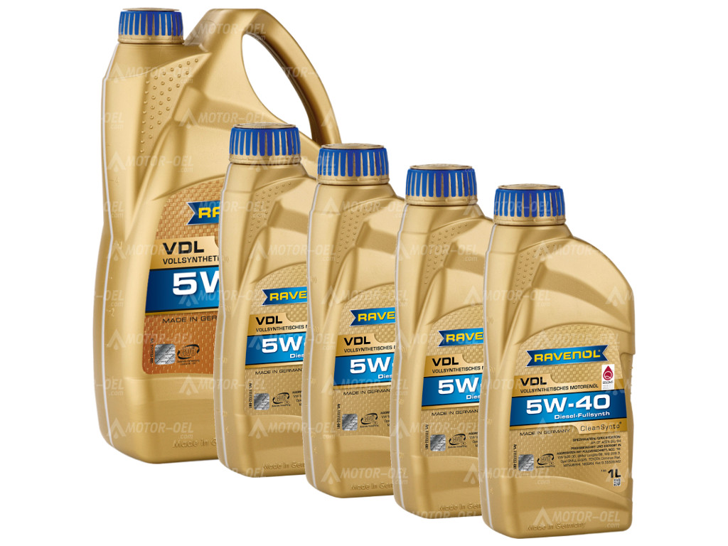 RAVENOL VDL SAE 5W-40 9 (5+4) Ltr.