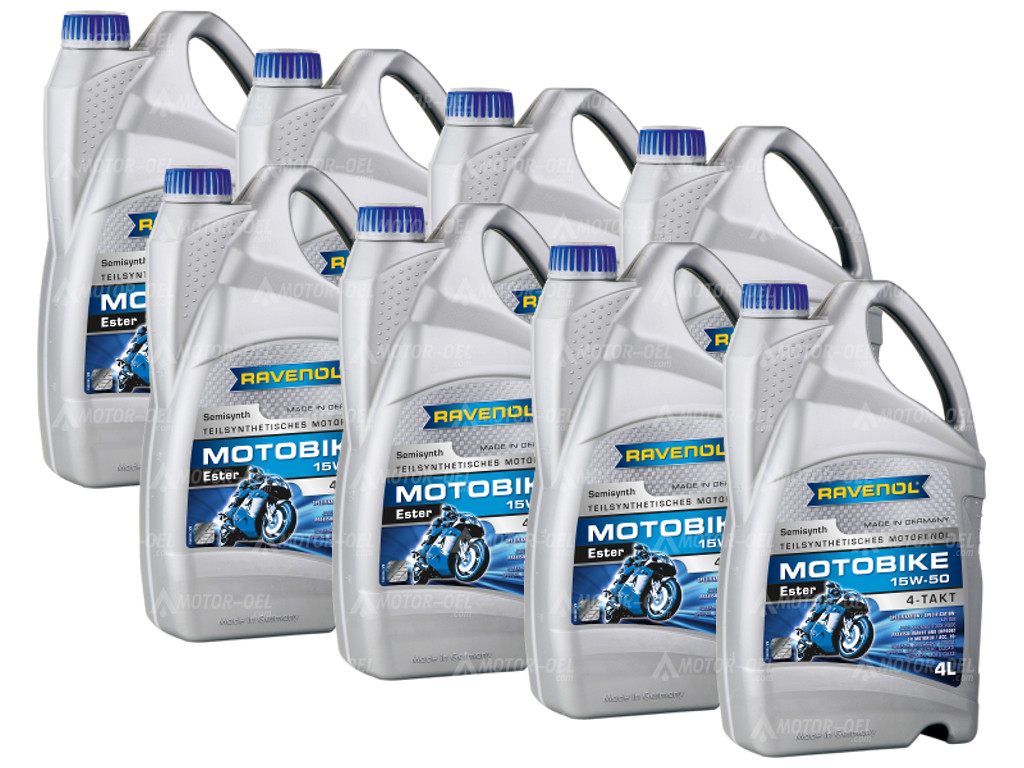 RAVENOL Motobike 4-T Ester SAE 15W-50 32 (8x4) Ltr.