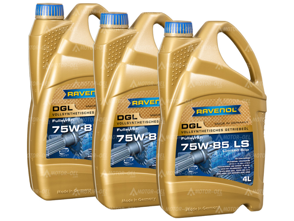 RAVENOL DGL SAE 75W-85 GL-5 LS 12 (3x4) Ltr.