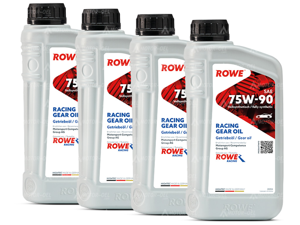 ROWE HIGHTEC RACING GEAR OIL SAE 75W-90, 4 Liter (4x1L), 25054