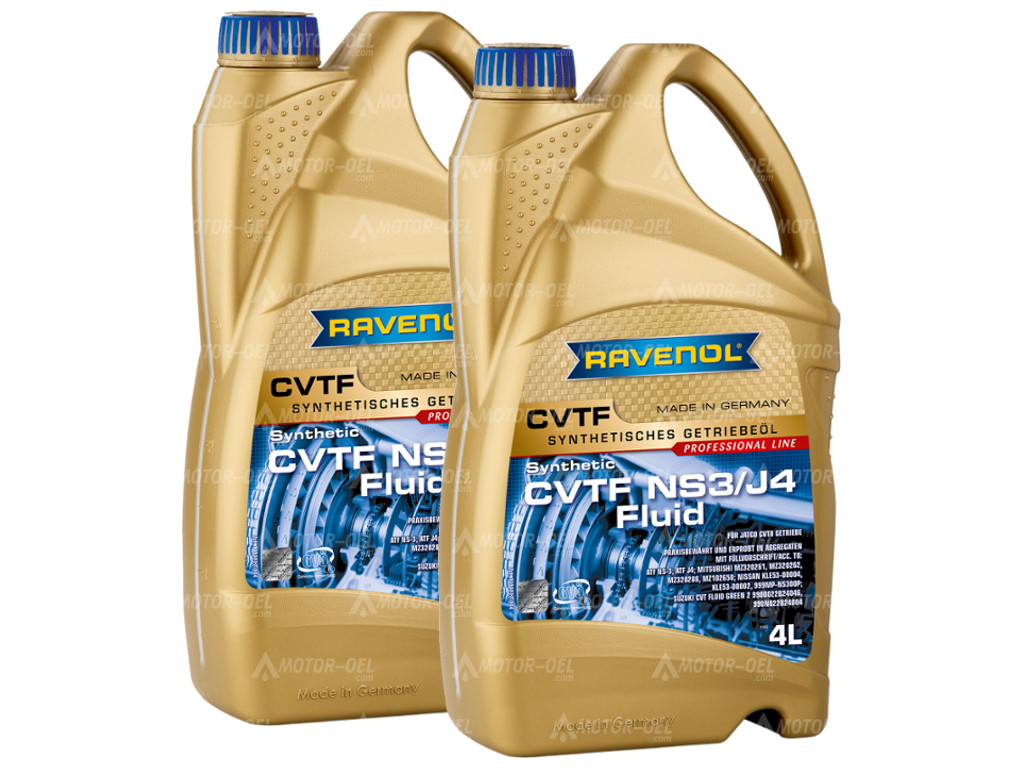 RAVENOL CVTF NS3/J4 Fluid 8 Ltr. (2x4) RAVENOL CVTF NS3/J4 Fluid 8 Ltr. (2x4)