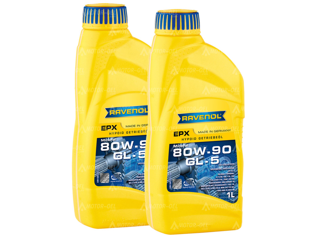 RAVENOL Getriebeoel EPX SAE 80W-90 GL 5 2 (2x1) Ltr.