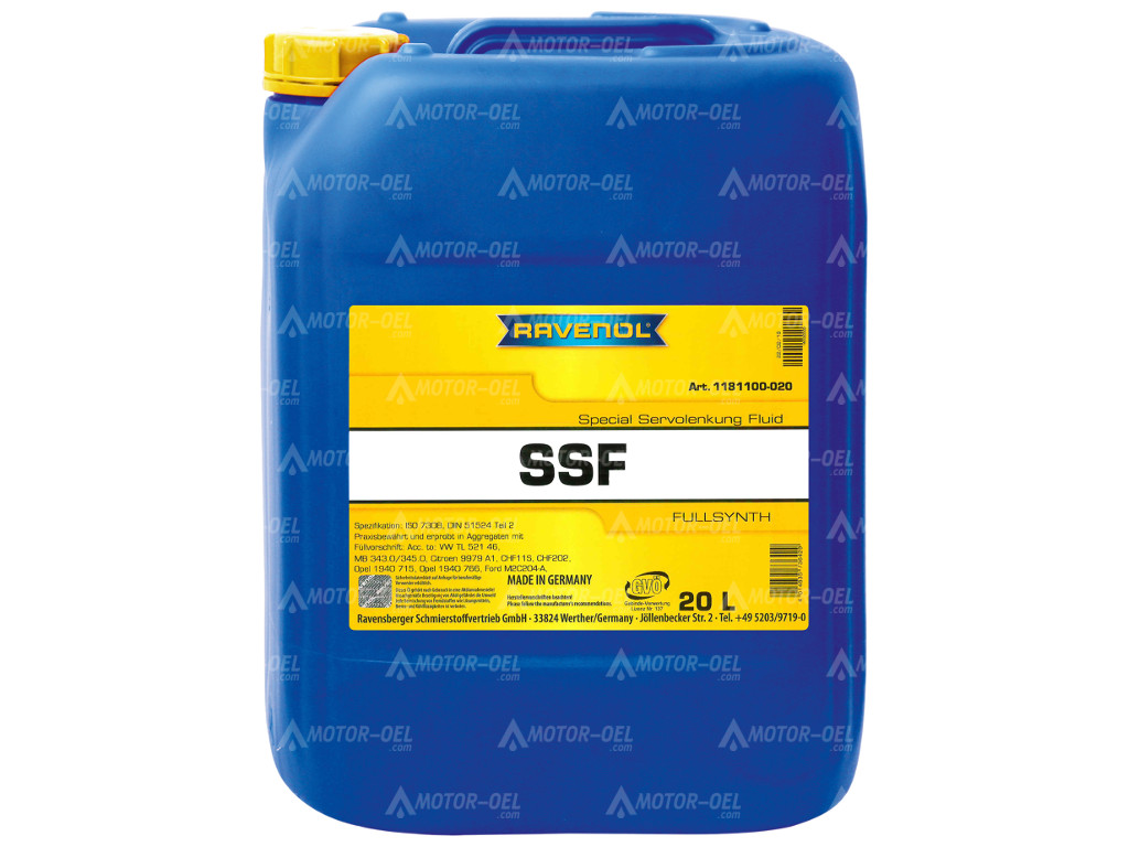 RAVENOL SSF Special Servolenkung Fluid, 20 Ltr.