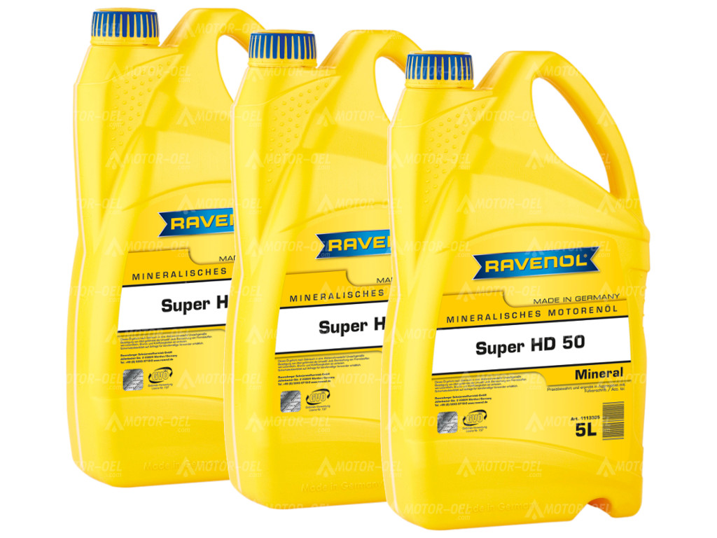 RAVENOL Super HD 50 15 (3x5) Ltr.