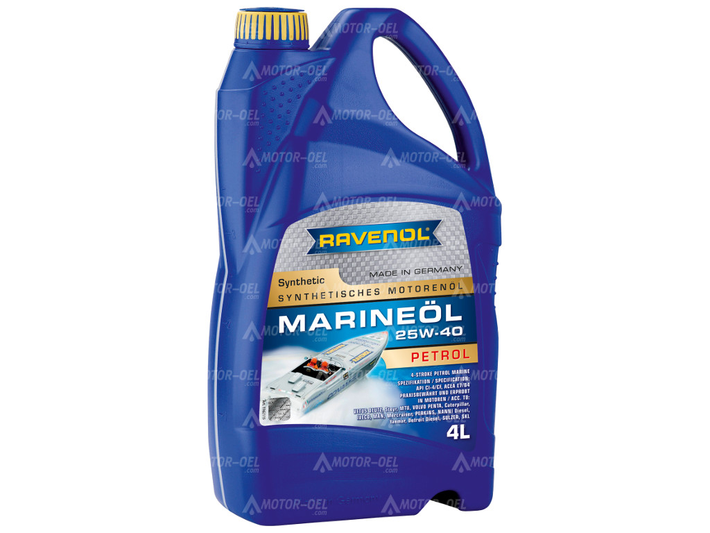 RAVENOL MARINEOIL PETROL SAE 25W-40 SYNTHETIC 4 Ltr.