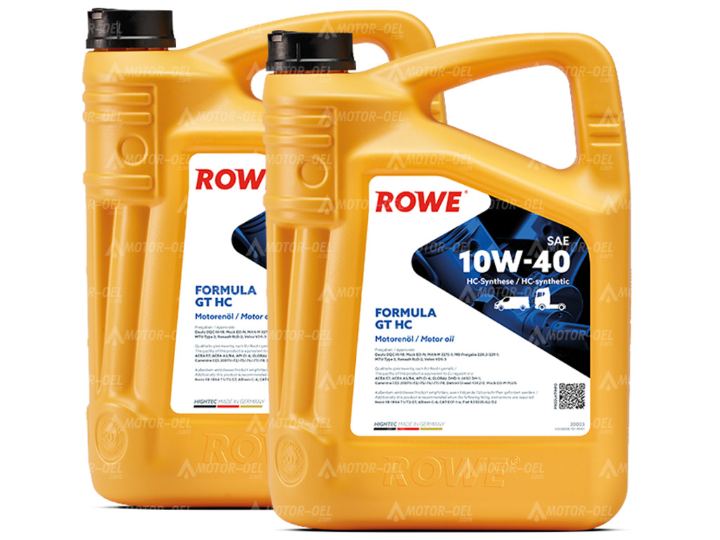 ROWE HIGHTEC FORMULA GT SAE 10W-40 HC, 10 Liter (2x5L), 20003