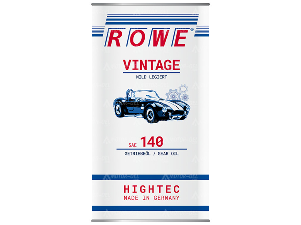 ROWE HIGHTEC VINTAGE SAE 140, 5 Liter, 25061 ROWE HIGHTEC VINTAGE SAE 140, 5 Liter, 25061