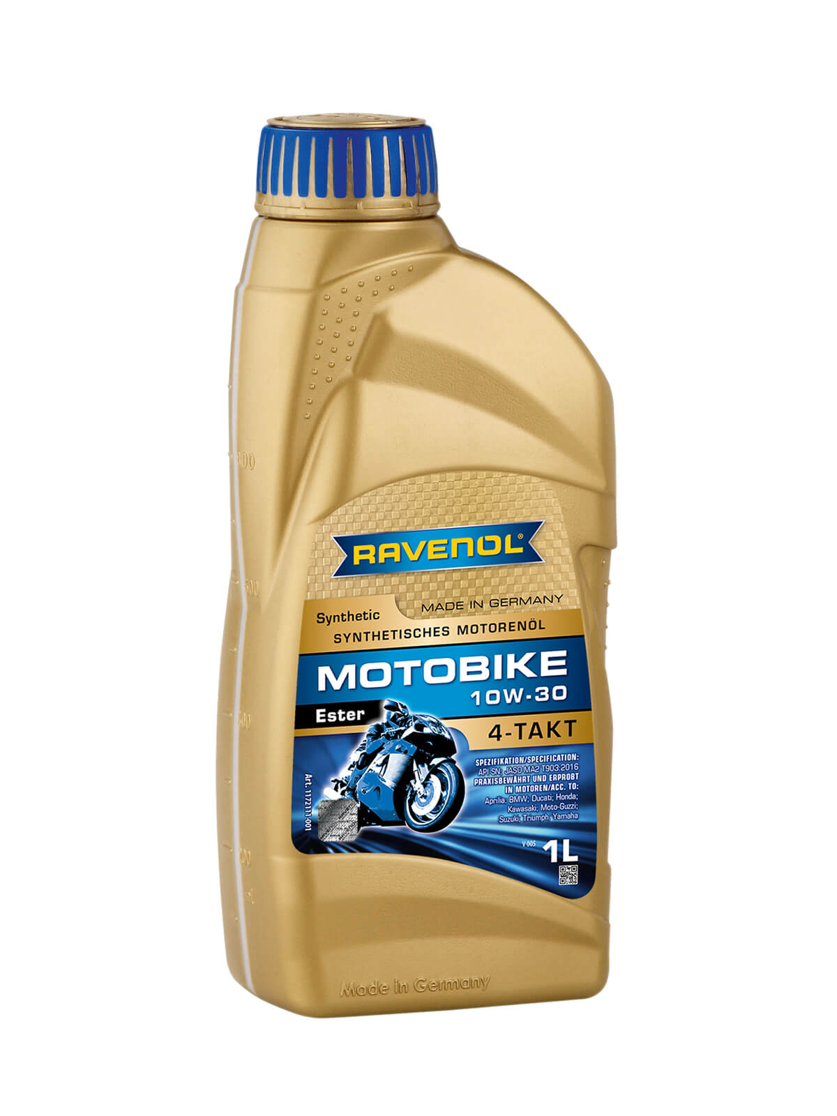7 Liter (4L+3L) RAVENOL Motobike 4-T Ester SAE 10W-30, 1172111