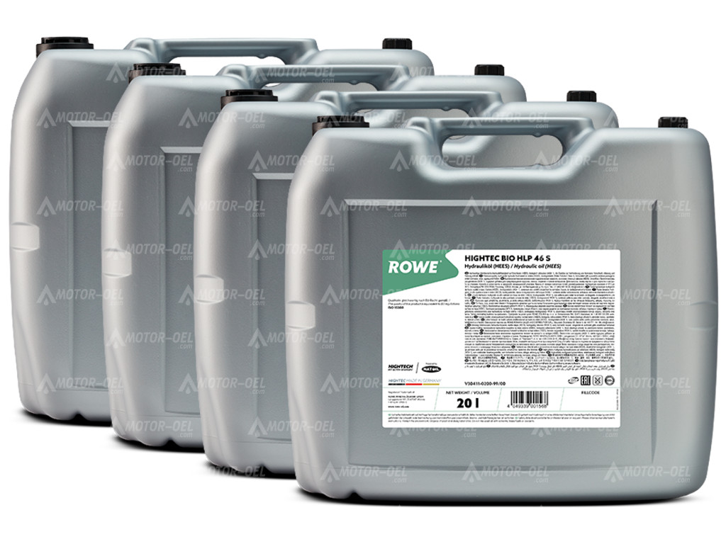 ROWE HIGHTEC BIO HLP 46 S, 80 Liter (4x20L), 30411