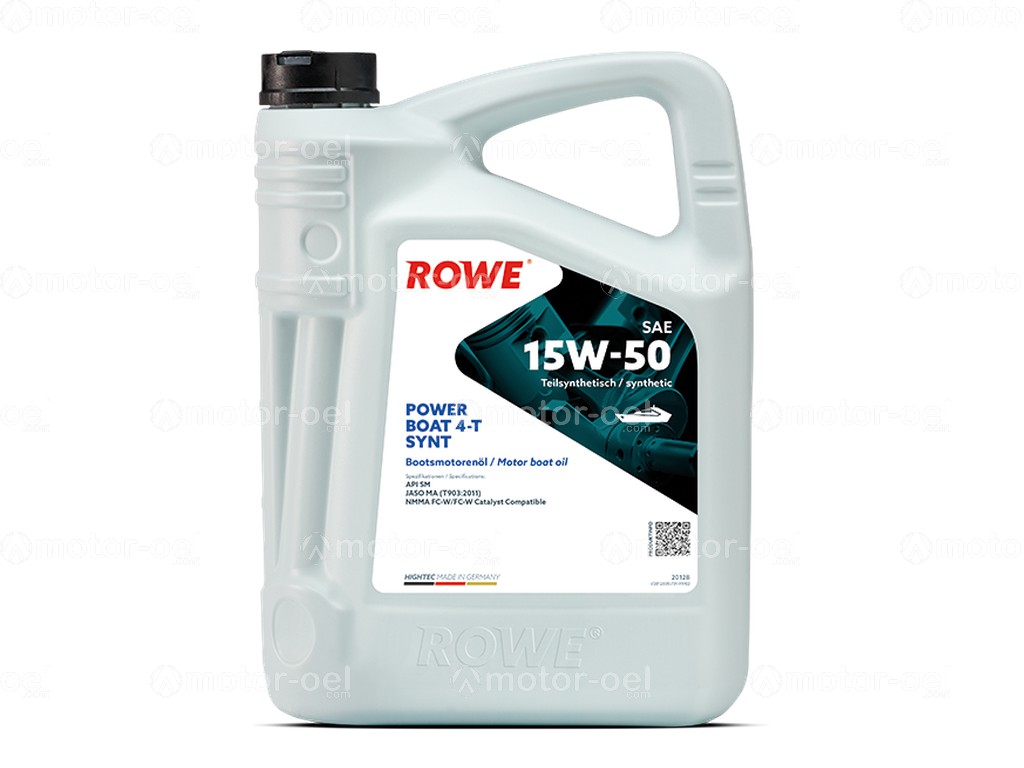 ROWE HIGHTEC POWER BOAT 4-T SAE 15W-50 SYNT, 5 Liter, 20128