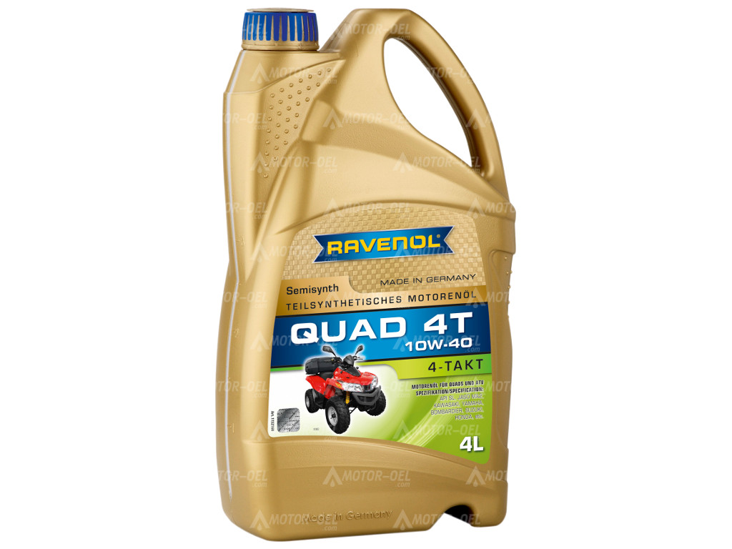 RAVENOL QUAD 4T SAE 10W-40, 4 Liter, 1152160