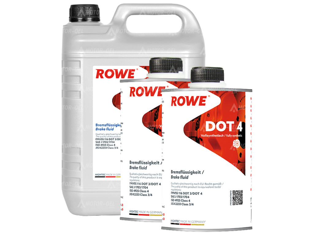 ROWE HIGHTEC DOT 4, 7 Liter (5L+2L), 25109 ROWE HIGHTEC DOT 4, 7 Liter (5L+2L), 25109