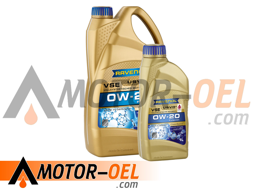 RAVENOL VSE SAE 0W-20, 6 Liter (5L+1L), 1111112 RAVENOL VSE SAE 0W-20, 6 Liter (5L+1L), 1111112