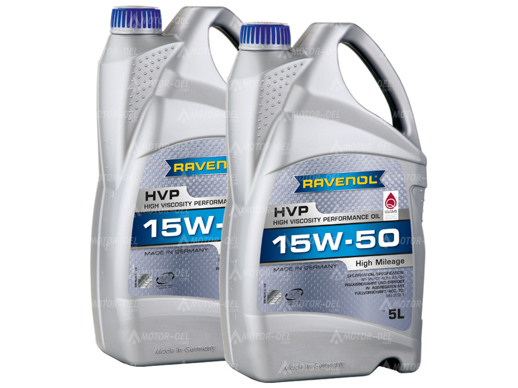 RAVENOL HVP High Viscosity Performance Oil SAE 15W-50 10 (2x5) Ltr.