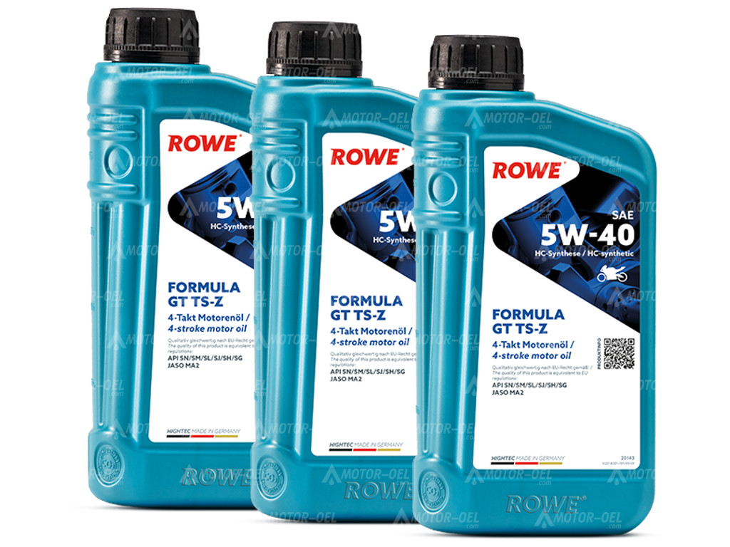 ROWE HIGHTEC FORMULA GT SAE 5W-40 TS-Z, 3 Liter (3x1L), 20143