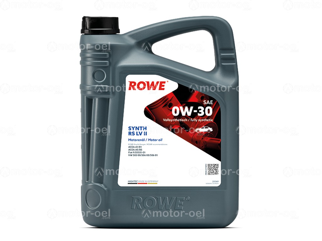 ROWE HIGHTEC SYNTH RS SAE 0W-30 LV II, 5 Liter, 20069