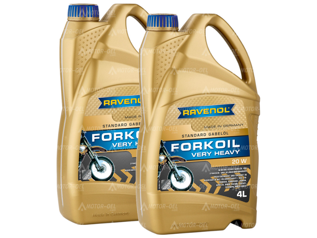 RAVENOL  Fork Oil Very Heavy 20W 8 (2x4) Ltr. RAVENOL  Fork Oil Very Heavy 20W 8 (2x4) Ltr.
