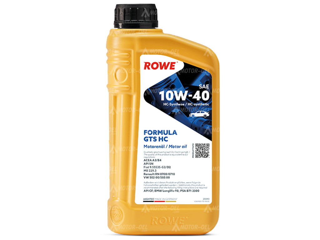 ROWE HIGHTEC FORMULA GTS SAE 10W-40 HC, 1 Liter, 20093