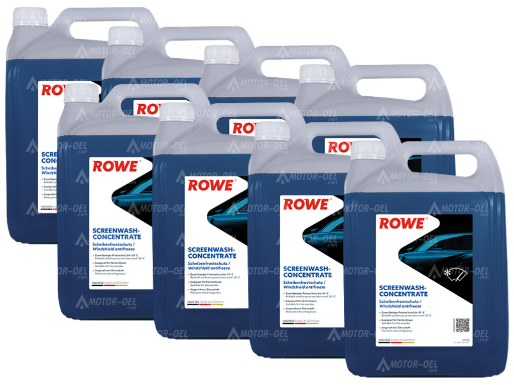 ROWE HIGHTEC SCREENWASH-CONCENTRATE, 40 Liter (8x5L), 21104