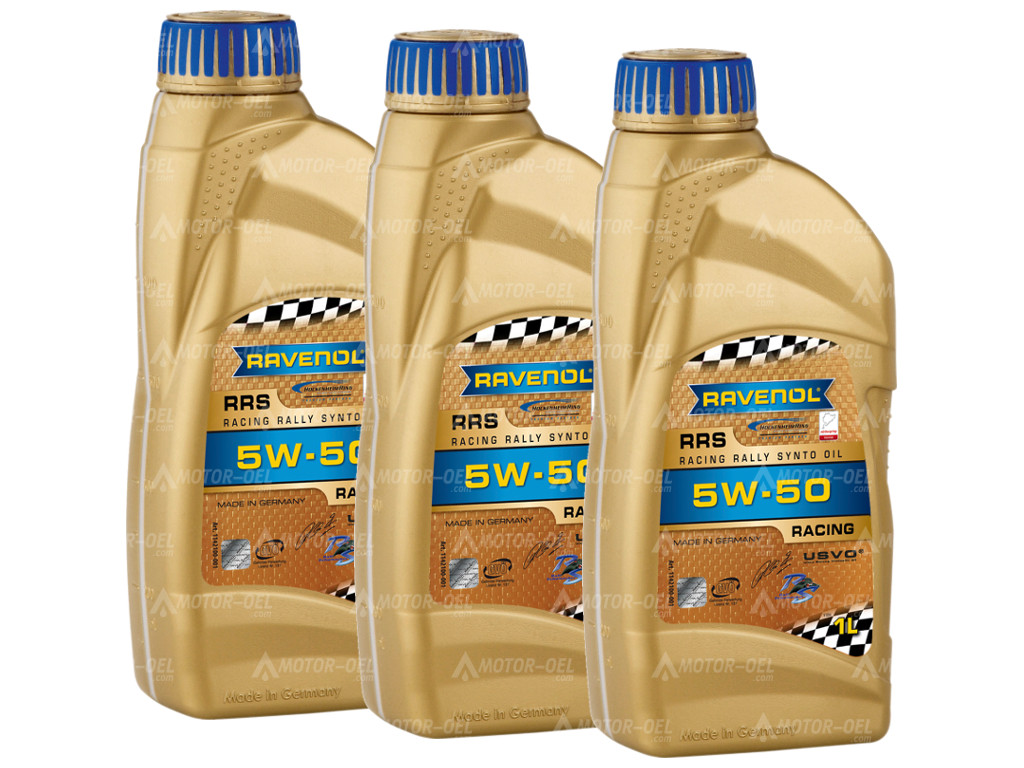 RRAVENOL RRS Racing Rallye Synto SAE 5W-50, 3 Liter (3x1L), 1142100