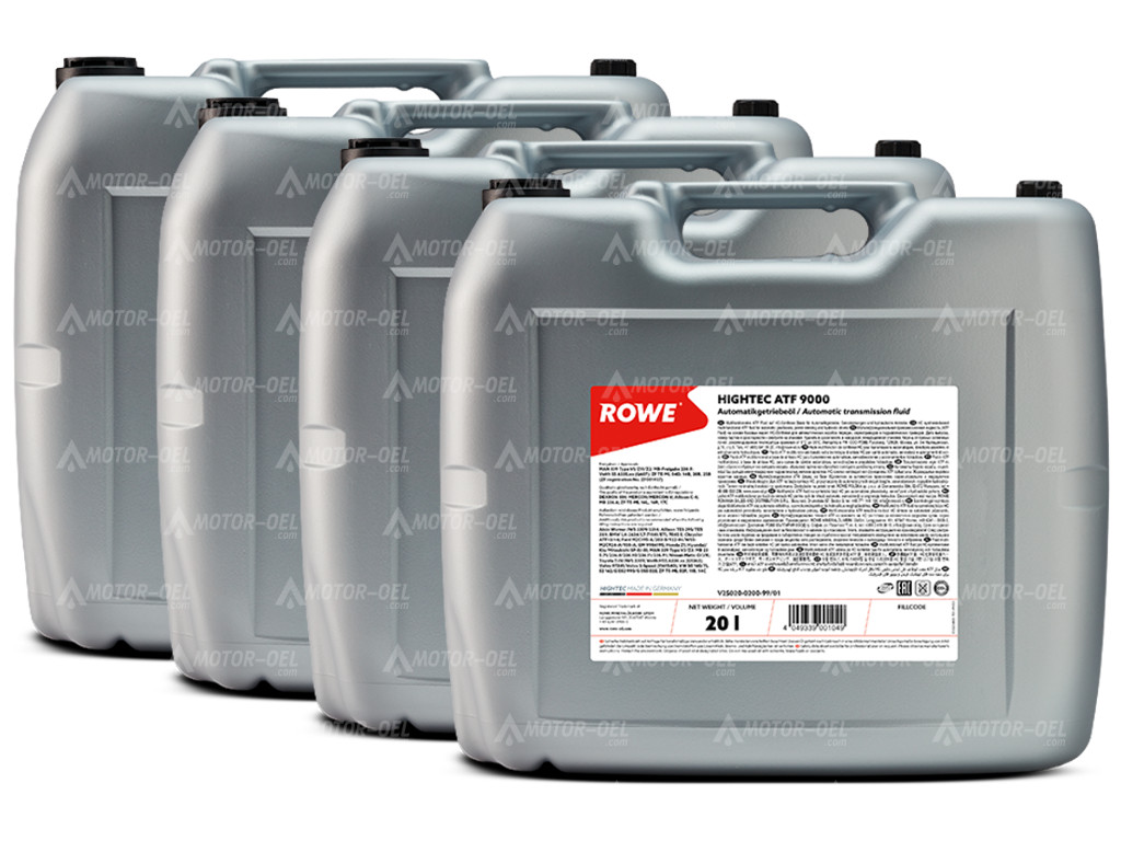 ROWE HIGHTEC ATF 9000, 80 Liter (4x20L), 25020 ROWE HIGHTEC ATF 9000, 80 Liter (4x20L), 25020