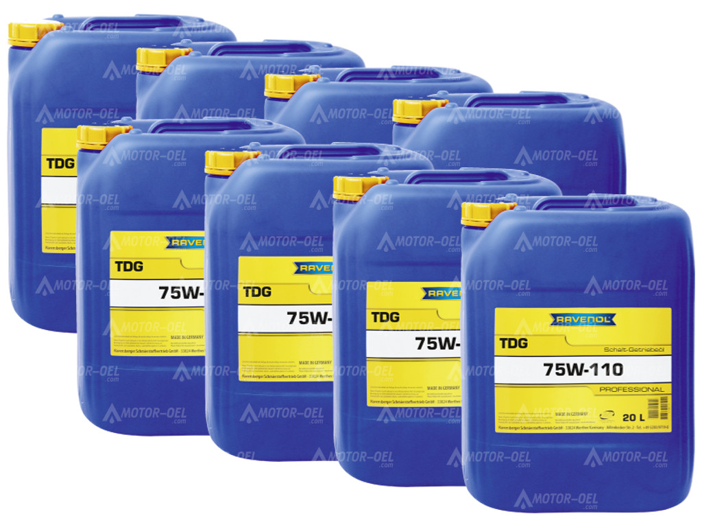 RAVENOL TDG 75W-110 Getriebeöl, 160 Liter (8x20L), 1221109