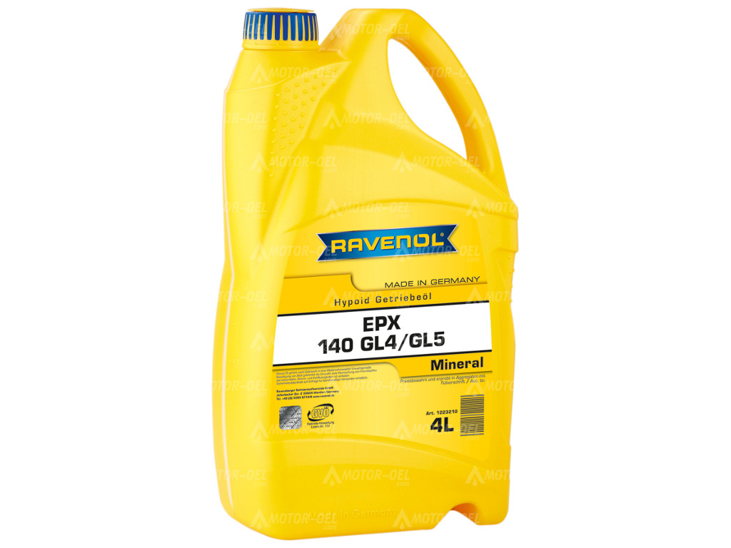 RAVENOL Getriebeoel EPX SAE 140 GL4/GL5 4 Ltr. RAVENOL Getriebeoel EPX SAE 140 GL4/GL5 4 Ltr.