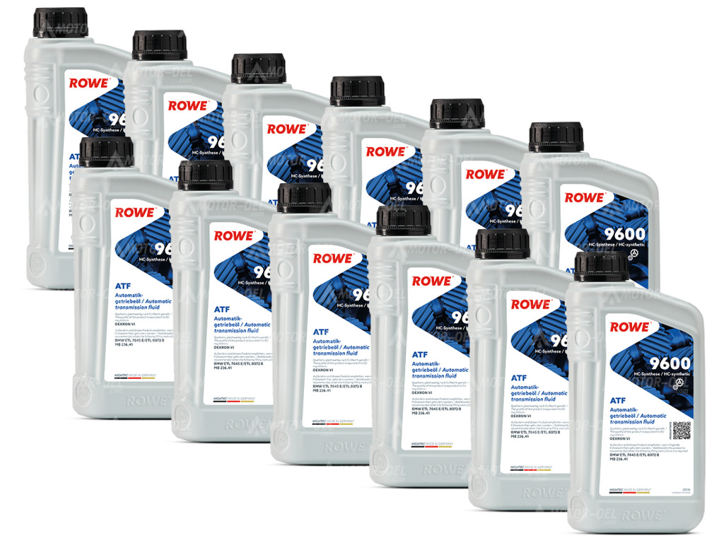 ROWE HIGHTEC ATF 9600, 12 Liter (12x1L), 25036 ROWE HIGHTEC ATF 9600, 12 Liter (12x1L), 25036